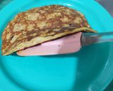 Foto del paso 3 de la receta: Panqueque de avena y banana