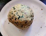 A picture of step 2 of Methi Leaves And Sweet Potato Roti Platter.