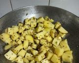 A picture of step 10 of Aloo Capsicum.