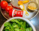 A picture of step 1 of Pudina tomato chutney (Mint & Tomato).