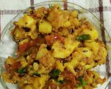 A picture of step 8 of Dry masala aalu.