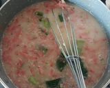 A picture of step 3 of Hot and Sour Soup.