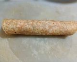 A picture of step 8 of Vegetable Wrap.