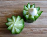 A picture of step 1 of Decorative Cucumber.