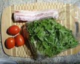 A picture of step 1 of BLT Pasta Salad.