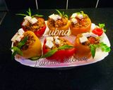 A picture of step 5 of Mediterranean Stuffed Peppers:.