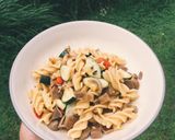 Foto langkah ke 4 dari resep Fusilli Aglio e Olio.
