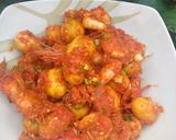 Foto langkah ke 4 dari resep Sambal udang dan telur puyuh.