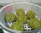 Foto langkah ke 4 dari resep Bolu Kukus Pandan eggless.