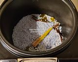Foto langkah ke 4 dari resep Nasi Uduk Bunga Telang.