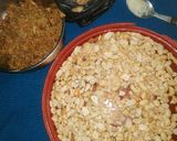 A picture of step 1 of Peanut chikki.