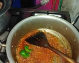 A picture of step 3 of Achari chicken.