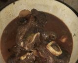 A picture of step 4 of Ossobuco Stew Served with Jamaican Beans in Rice.