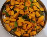 A picture of step 1 of Mango pickle.