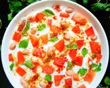 पपाया पीनट मिक्स रायता (papaya peanut mix raita recipe in hindi) रेसिपी चरण 6 फोटो