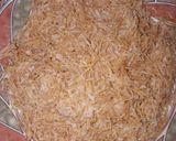 A picture of step 1 of Kunafa vermicelli cups.