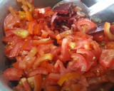 A picture of step 3 of Chuqandar ki bhujiya 😋.