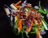 A picture of step 1 of Paneer roll.