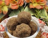 A picture of step 12 of Methi Sattu Laddoos (Fenugreek seeds laddu).