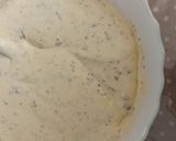 A picture of step 2 of Zuccotto with Mascarpone Cream and Dark Chocolate Chips.