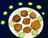 A picture of step 5 of Bitter Gourd Fritters.