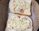 รูปขั้นตอนการทำที่ 2 ของ Pizza Toast