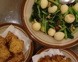 Foto langkah ke 4 dari resep 54. Tumis Sawi Telur Puyuh.