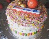 Une image de l'étape 6 de Rainbow cake aux oeufs de paques.