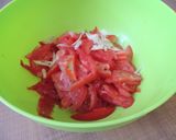 A picture of step 1 of National Kyrgyz salad "Shakarap".