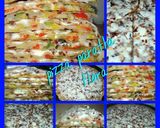 A picture of step 8 of Pizza paratha.