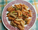 Foto del paso 8 de la receta: Mostacholes multicolor con espárragos