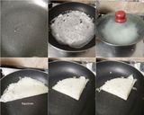 A picture of step 3 of Neer Dosa.