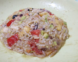 Foto del paso 2 de la receta: Arroz con frutas: aguacate, tomate, piña y pollo