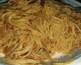 A picture of step 4 of Spaghetti jollof.