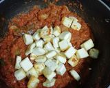A picture of step 7 of Paneer Kadhai.