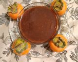 عکس مرحله 6 از دستور دسر خرمالو با سُس شکلاتی