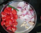 A picture of step 3 of Methi Malai Matar.