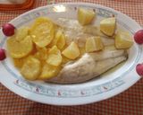 Foto del paso 10 de la receta: Filetes de Lubina al horno con Limón y patatas