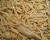 A picture of step 3 of Pasta al Burro, Pasta and Butter.