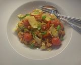 A picture of step 5 of Emilys Cheats Tomato Risotto.