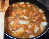 Foto del paso 3 de la receta: Pechugas de pollo adobadas con papas