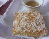 صورة لخطوة 1 من وصفة طريقة عمل بسبوسه بالزبادي لذيذ جداً 😋😋😋😋
