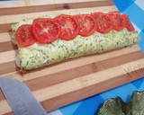 Foto del paso 3 de la receta: Brazo gitano de calabacín relleno🥒🧀