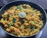 A picture of step 4 of Lapse upma(broken wheat rava upma).