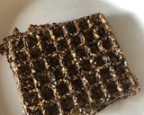 A picture of step 5 of Flex seed waffle.