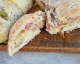 Foto del paso 7 de la receta: Rosca de Jamón, Provolone y Aceitunas ❤