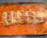 A picture of step 3 of Carne Mechada (Chilean-Style Shredded Beef).