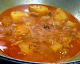 পেঁপে আলু দিয়ে খাসির মাংসের ঝোল(Pepe alu diye khasir mangso recipe in Bengali) রেসিপির ধাপ 3 ছবি