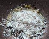 A picture of step 2 of Coconut and paneer barfi.