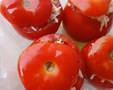 A picture of step 6 of Mediterranean Style Stuffed Tomatoes.